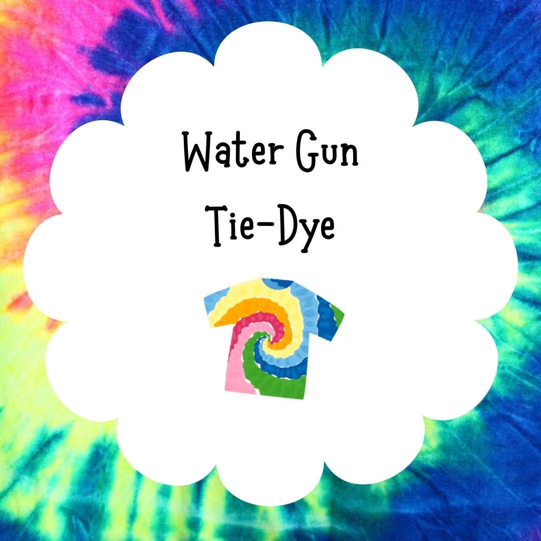 Water gun tie dye